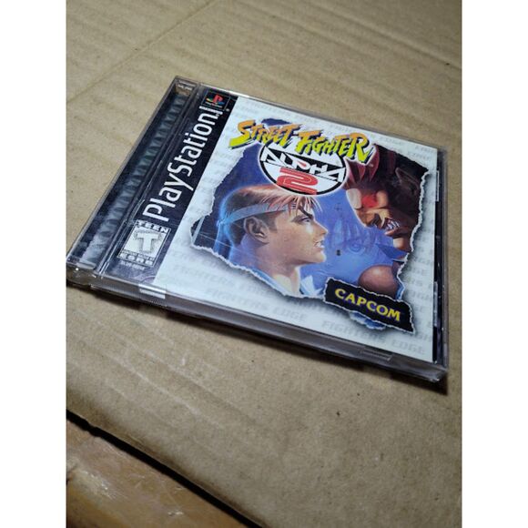Street Fighter Alpha 2 Game For Sony Playstation PS1 Tested & Works